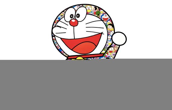 （Takashi Murakami）《Doraemon Wow 》 65.5*57.3cm