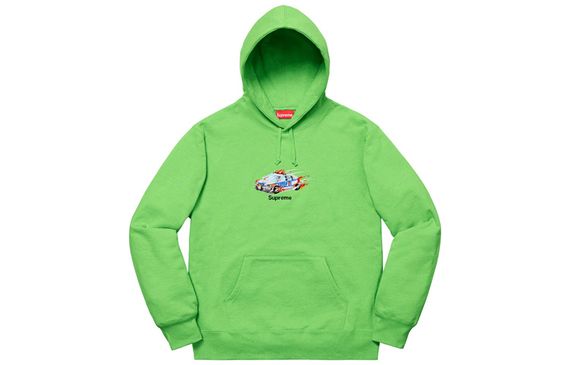 Supreme FW19 Week 5 Cop Car Hooded Sweatshirt