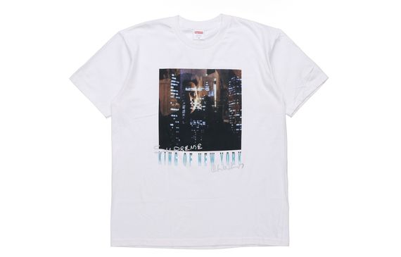 Supreme SS19 Christopher Walken King Of New York Tee White T