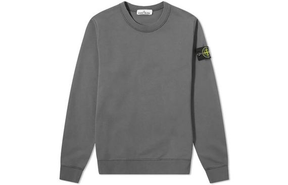 STONE ISLAND Garment Dyed Crew Sweat