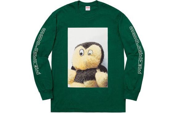 Supreme FW18 Mike Kelley AhhYouth! L/S Tee Dark Green T