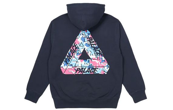 PALACE FW22 Tri-Digi Hood Navy Logo