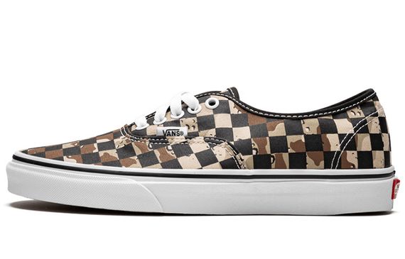 Vans Authentic Desert Camo Checkers