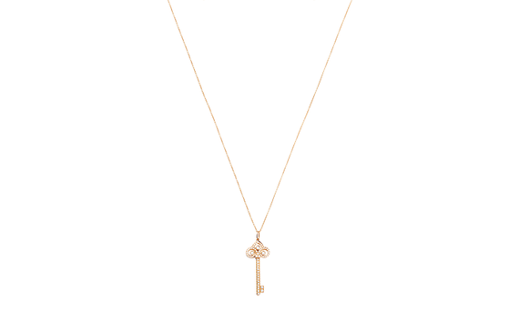 TIFFANY &amp; CO. Keys Fleur de Lis 18K #