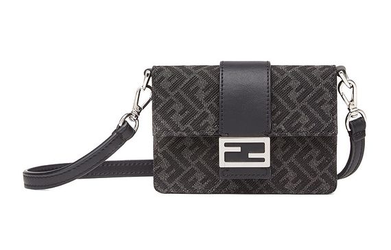 FENDI Baguette Logo FF