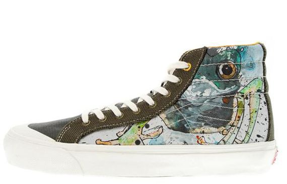 Ralph Steadman x Vans SK8 Vault Frog OG Hi