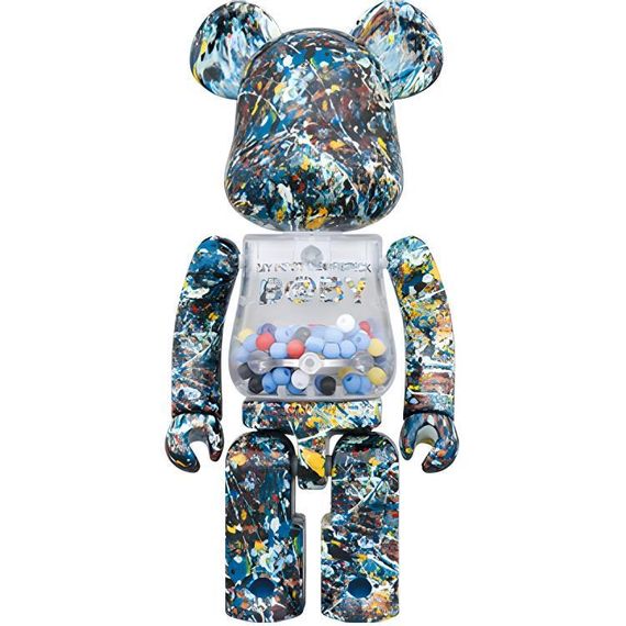 BE@RBRICK x Jackson Pollock Studio 200% · MY FIRST B@BY 14.5cm