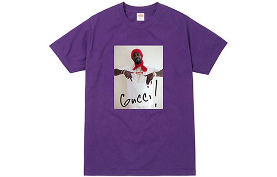 Supreme FW16 Gucci Mane Tee Purple T