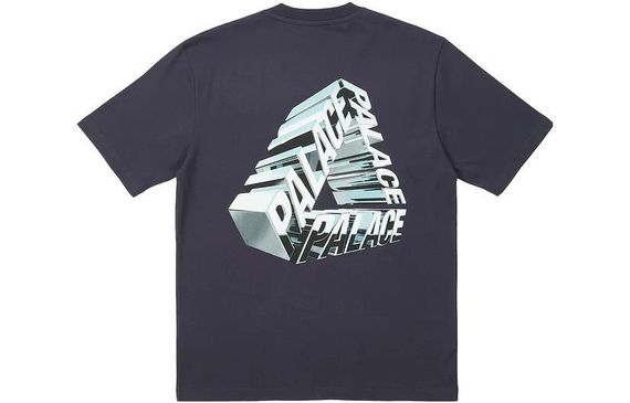 PALACE Tri-Chrome T-Shirt Navy Logo T