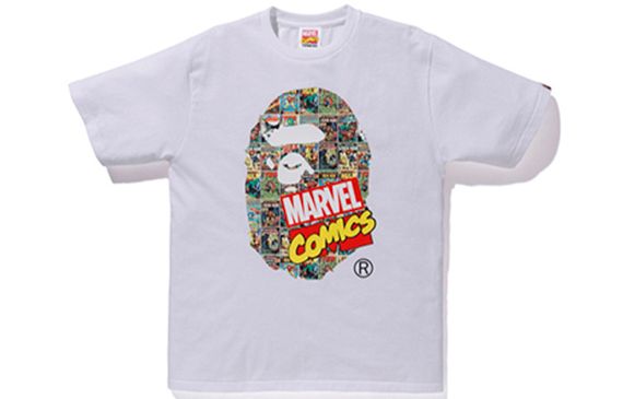 A BATHING APE Bape × Marvel T