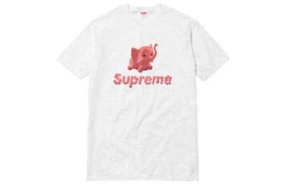 Supreme Elephant Tee White T