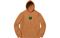 Supreme SS19 Apple Hooded Sweatshirt Brown logo