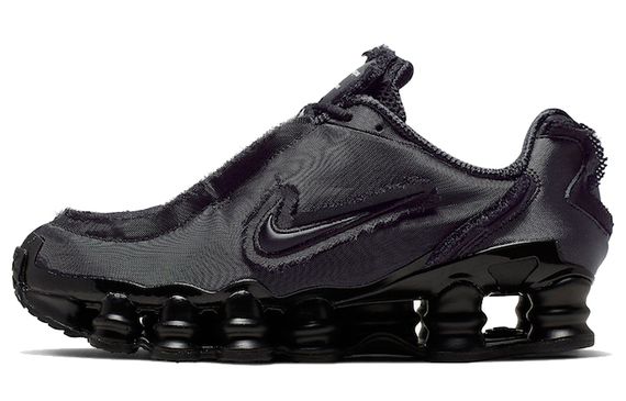 CDG x Nike Shox TL Triple Black