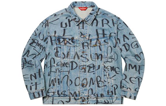 Supreme FW20 Week 8 Black Ark Denim Trucker Jacket