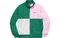 Supreme SS18 Color Blocked Half Zip Sweatshirt Light Pine
