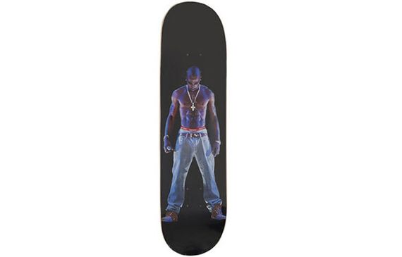 Supreme SS20 Week 0 Tupac Hologram Skateboard