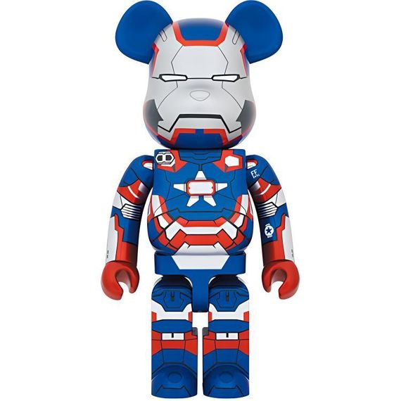 BE@RBRICK 1000% MARVEL 3 IRON PATRIOT 70cm