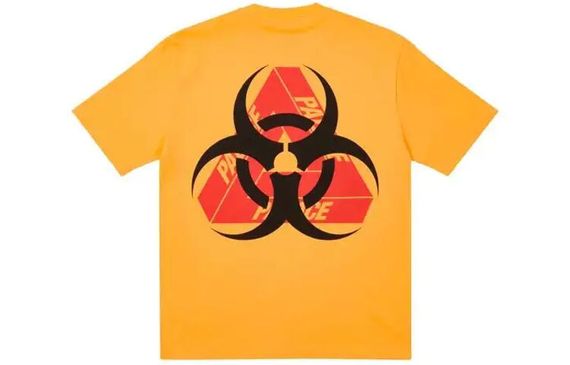 PALACE BIO HAZARD T-SHIRT ORANGE Logo T