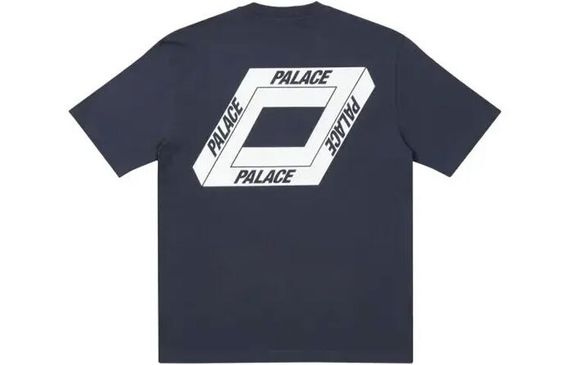 PALACE Dodgy but lush t-shirt navy Logo T