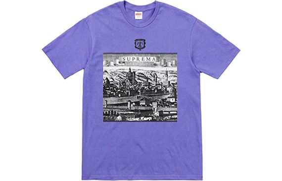 Supreme SS18 Fiorenza Tee Light Purple T