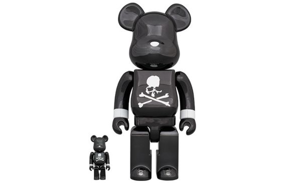BE@RBRICK MMJ Mastermind JAPAN BLACK CHROME 100%400%