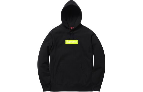 Supreme FW17 Box Logo Hooded Sweatshirt Black Bogo
