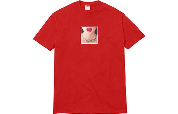 Supreme SS18 Necklace Tee Red T