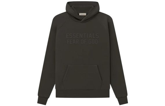 Fear of God Essentials SS23 Essentials Hoodie Off Black Logo