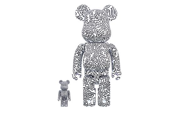 BE@RBRICK Keith Haring · 4 100％+400％/1000%