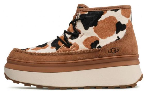 UGG Marin Bootie Cow Print