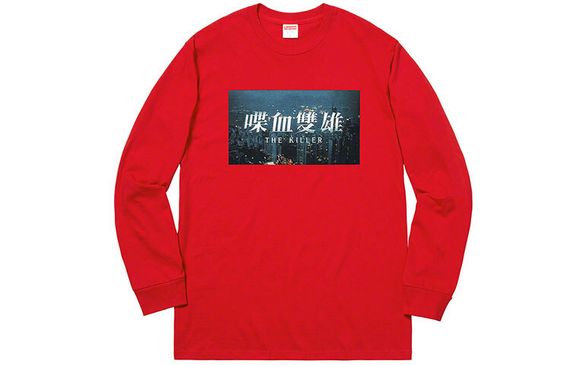 Supreme FW18 The Killer L/S Tee Red T