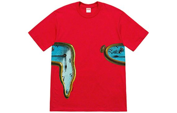 Supreme SS19 The Persistence of Memory Tee Red T