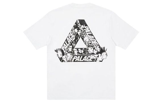 PALACE Tri-Heads T-Shirt White FW21 T