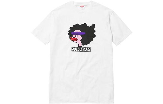 Supreme FW17 Gonz Tee White T