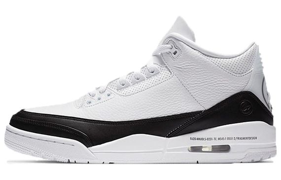 Fragment Design x Jordan Air Jordan 3 retro sp &quot;white&quot; TPU