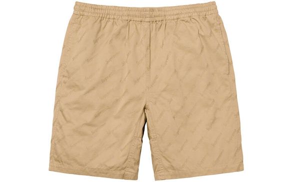 Supreme FW19 Week 1 Jacquard Logos Twill Short logo