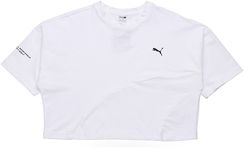 PUMA Evide Form Stripe Crop Tee Logo T