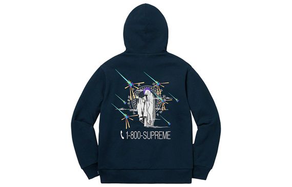 Supreme FW19 Week 6 1-800 Hooded Sweatshirt