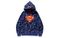 A BATHING APE x DC Superma Color Camo Pullover Hoodie