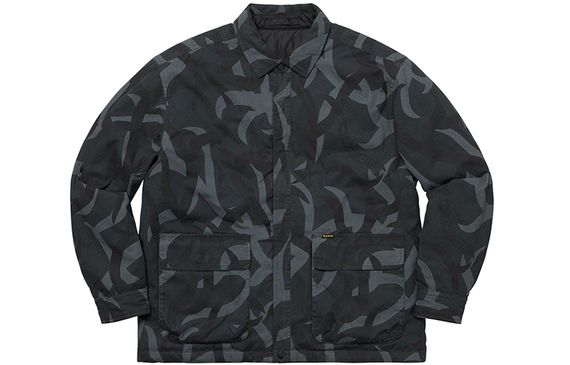 Supreme FW19 Week 8 Reversible Puffy Work Jacket