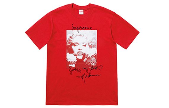 Supreme FW18 Madonna Tee Red T