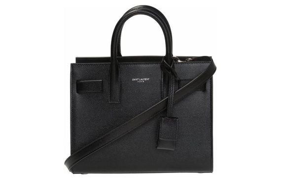 SAINT LAURENT YSL SAC DE JOUR Logo Tote