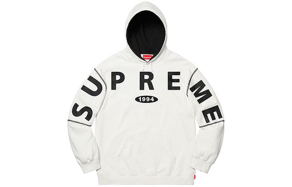 Supreme FW19 Week 1 Spread Logo Hooded Sweatshirt Logo