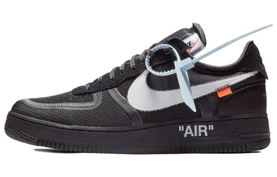 OFF-WHITE x Nike Air Force 1 Black White 2.0