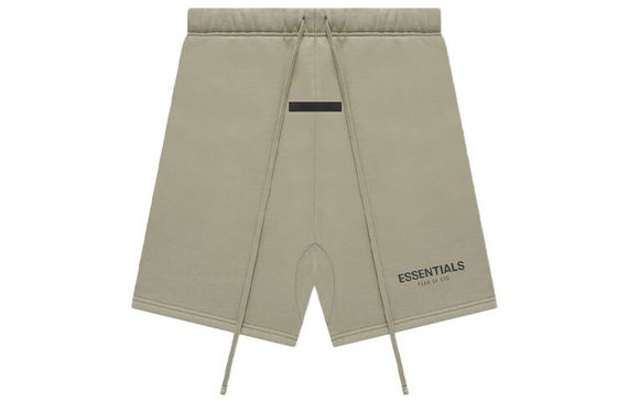 Fear of God Essentials FW21 Sweatshort Pistachio Logo