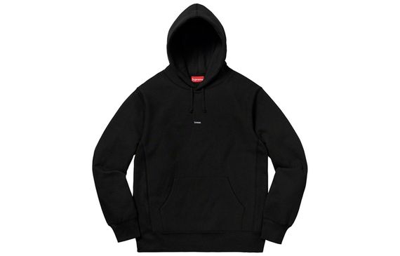 Supreme FW19 Week 9 Micro Logo Hooded Sweatshirt