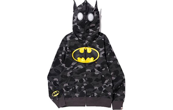 A BATHING APE x DC Batman Color Camo Full Zip Hoodie DC