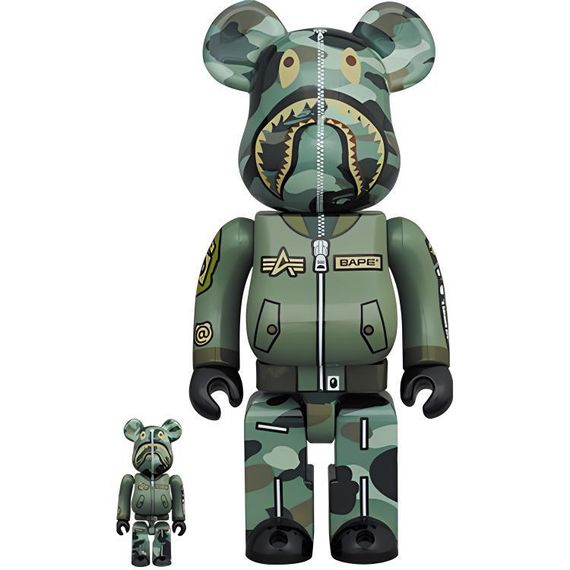 BE@RBRICK x BAPE x ALPHA