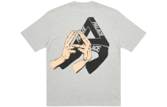 PALACE SS22 Valley Of The Shadows T-shirt Grey T