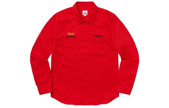 Supreme FW19 Week 6 x Honda x Fox Racing Work Shirt